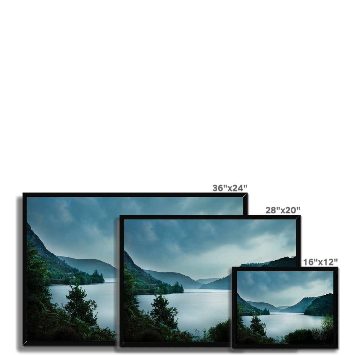 Lake View - Framed Print