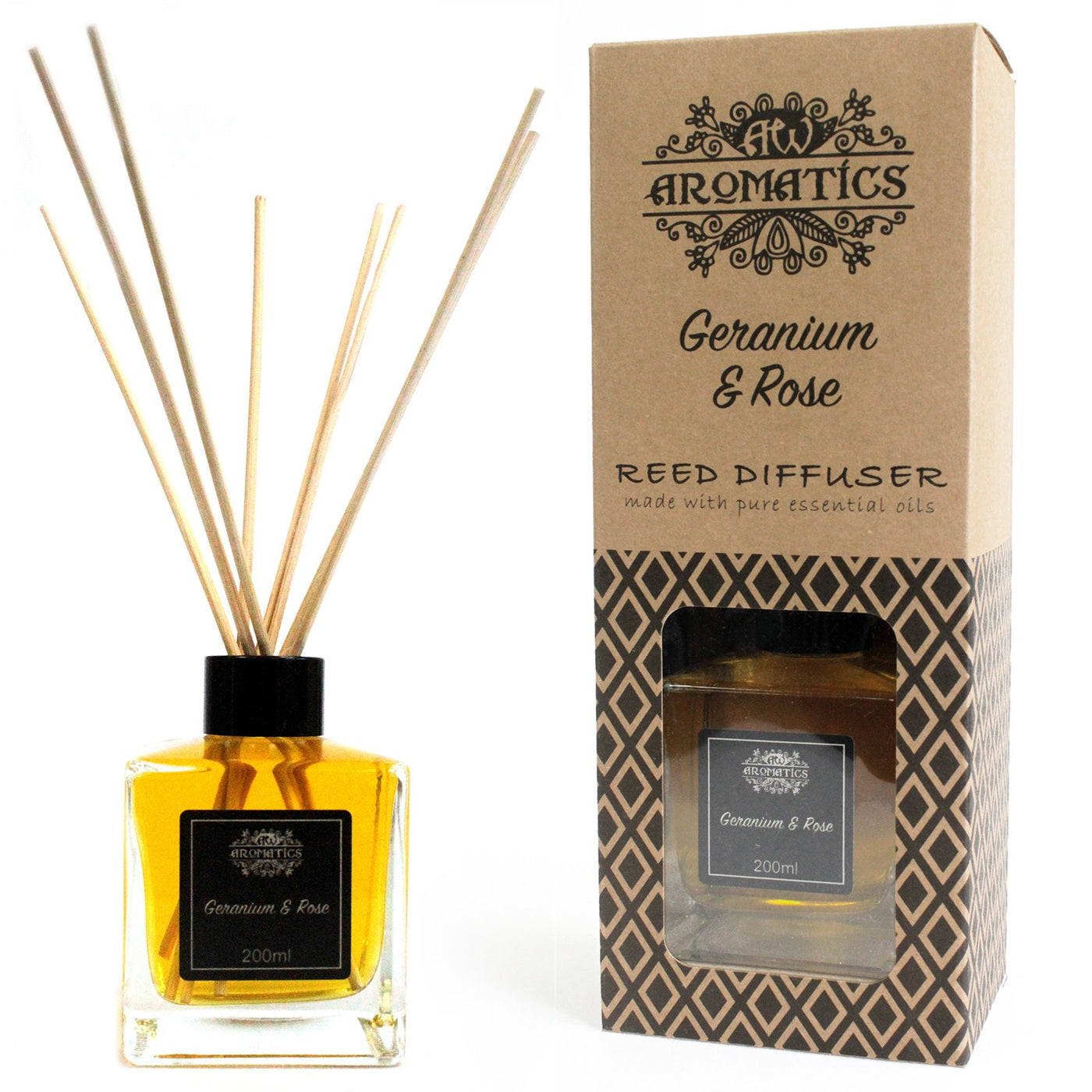 Geranium & Rose Essential Oil Reed Diffuser