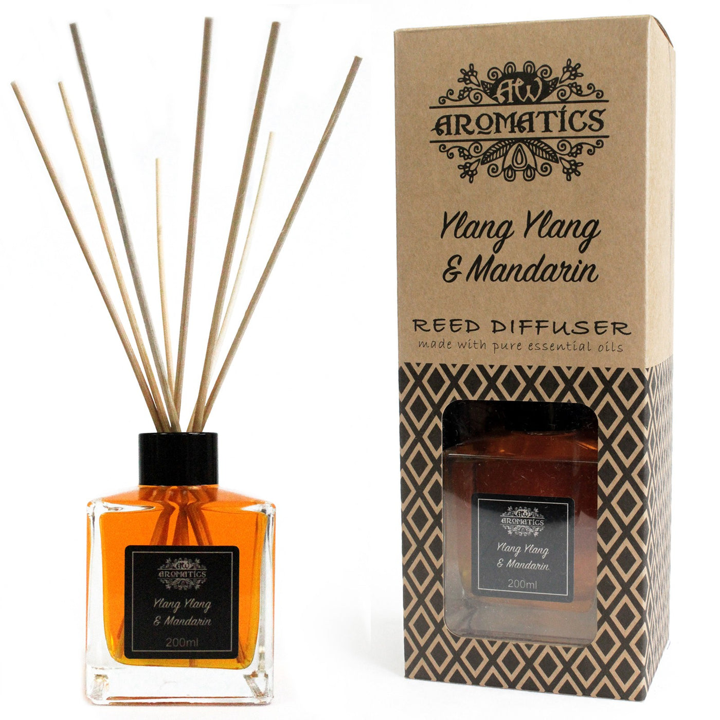 Reed diffuser fragrance oil relax meditation home luxury ylang