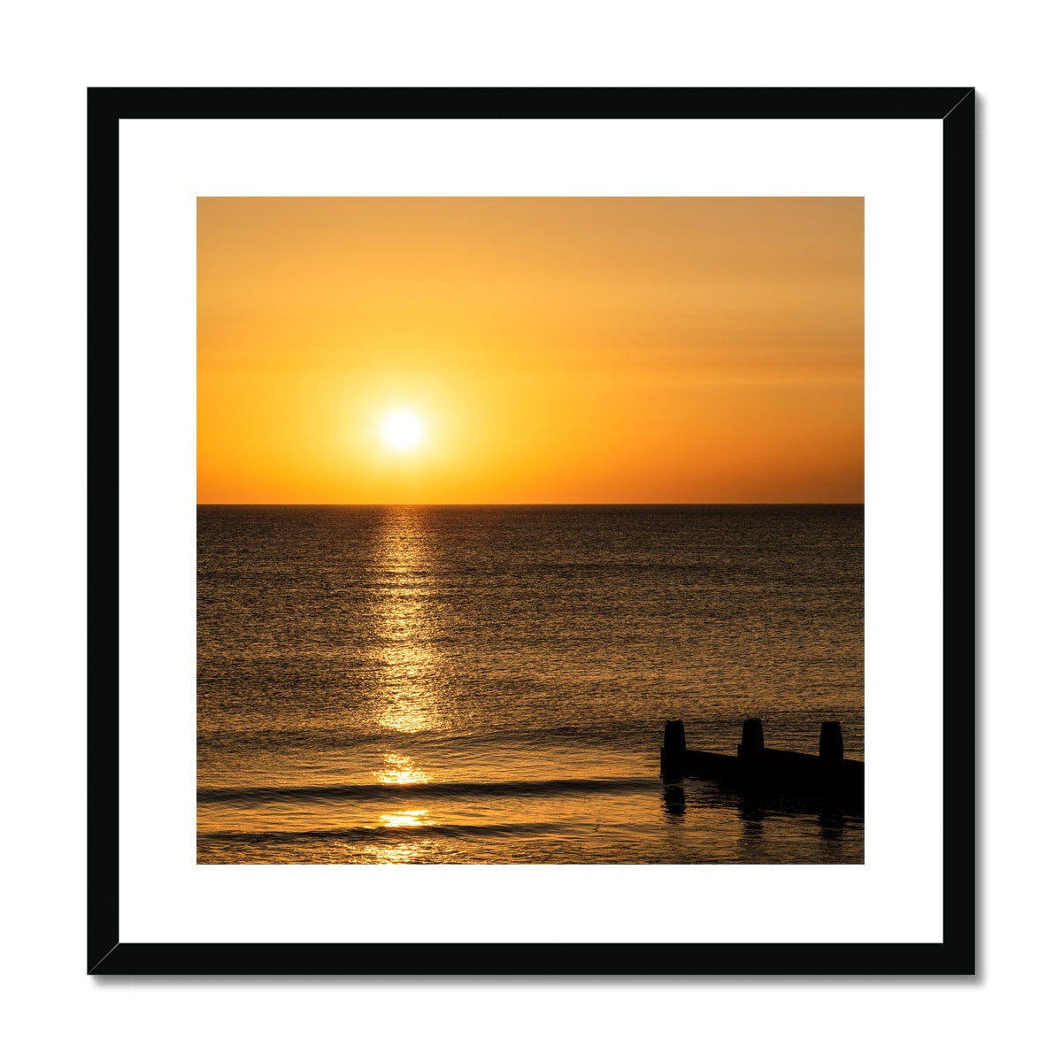 Warm Horizon - Framed & Mounted Print