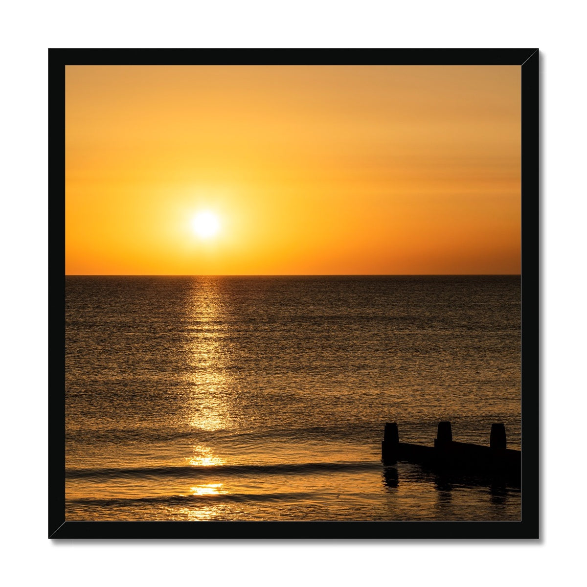 Warm Horizon - Framed Print