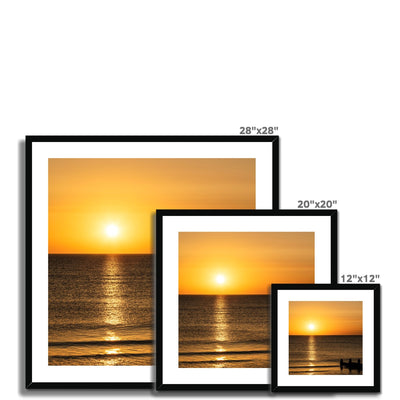 Warm Horizon - Framed & Mounted Print