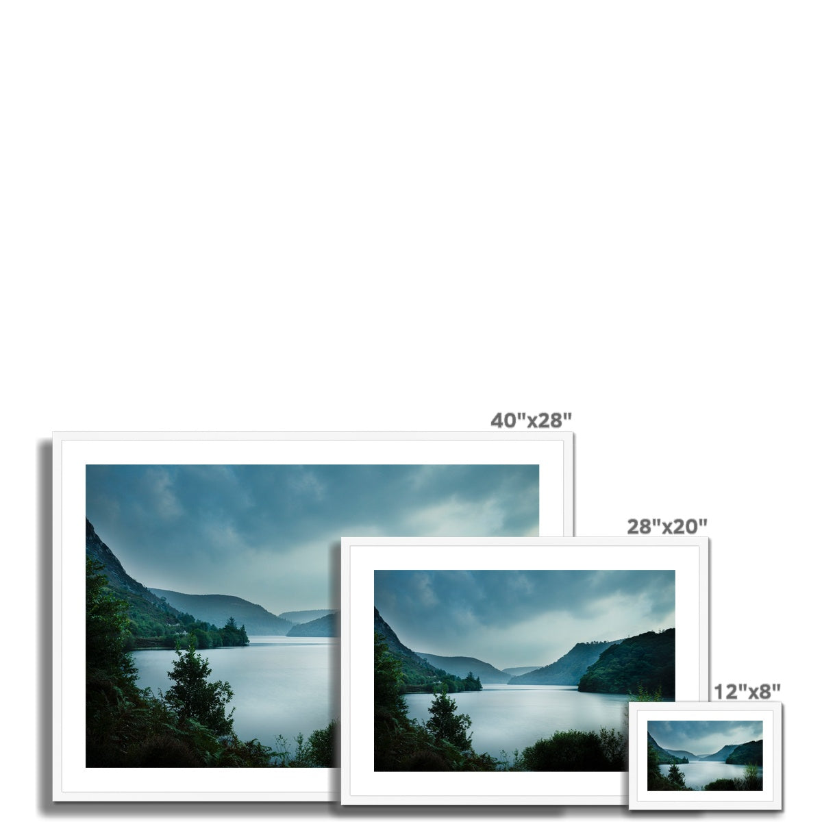 Lake View - Framed & Mounted Print