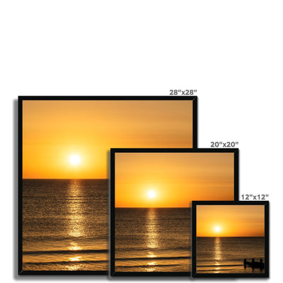 Warm Horizon - Framed Print