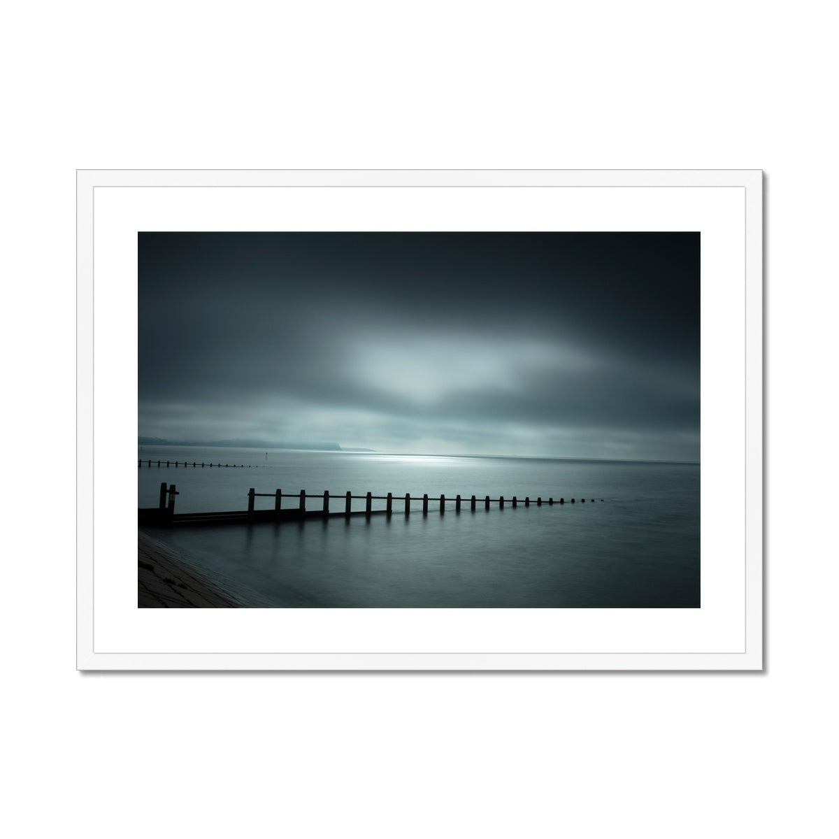 Distant Glow - Framed & Mounted Print