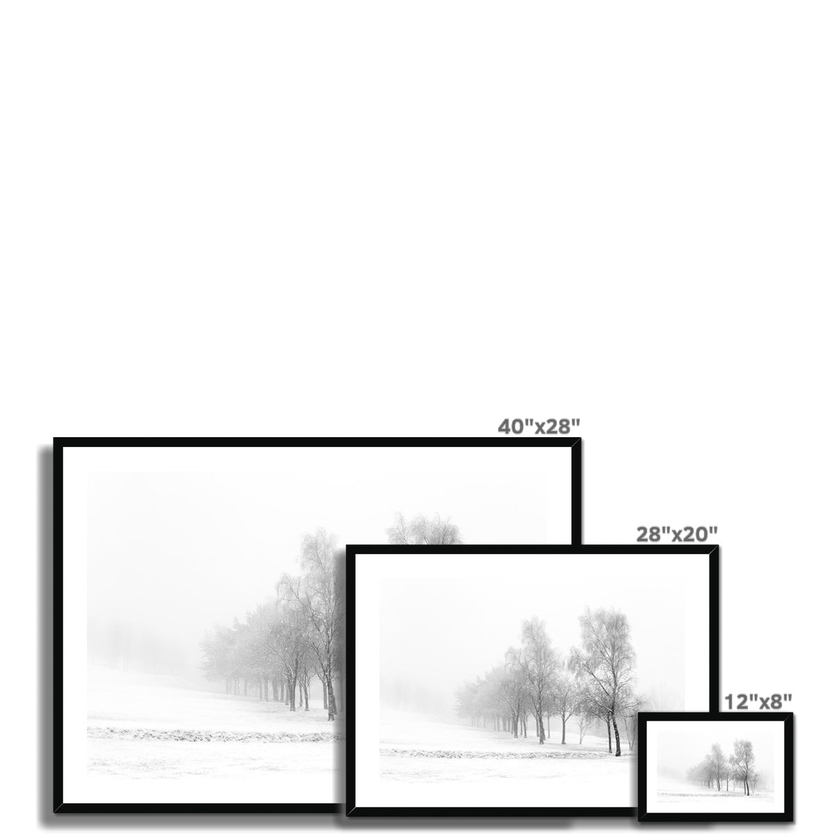 Snowfall - Framed & Mounted Print