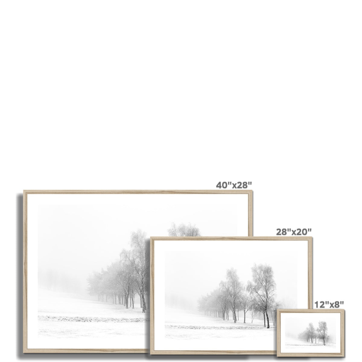 Snowfall - Framed & Mounted Print