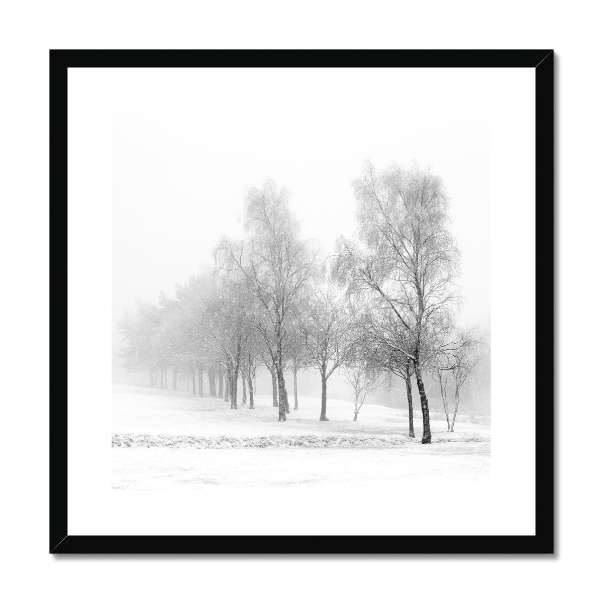 Snowfall - Framed & Mounted Print