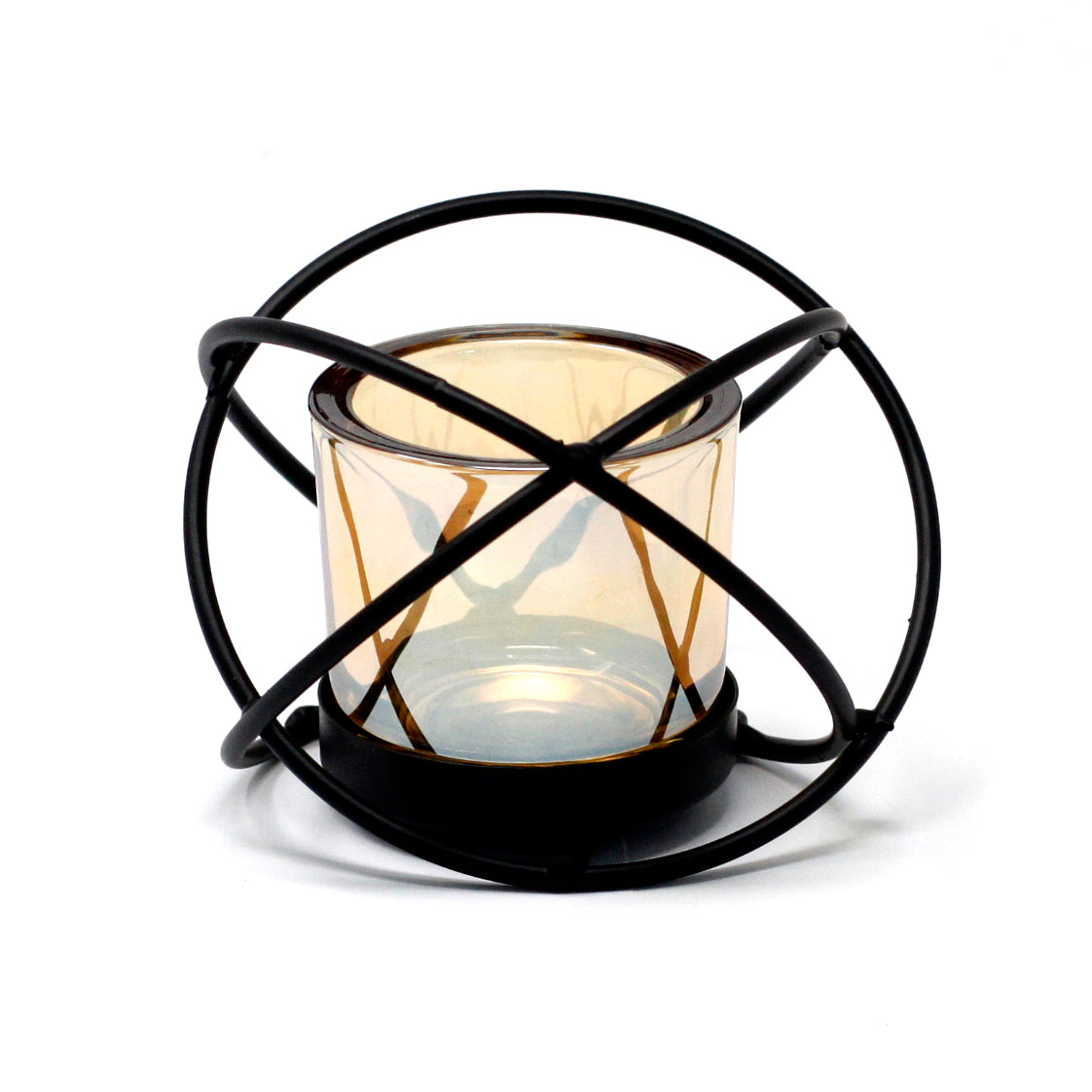  Adorn your table with this candle holder centrepiece and enjoy the peaceful glow of soft natural flicking candle light.