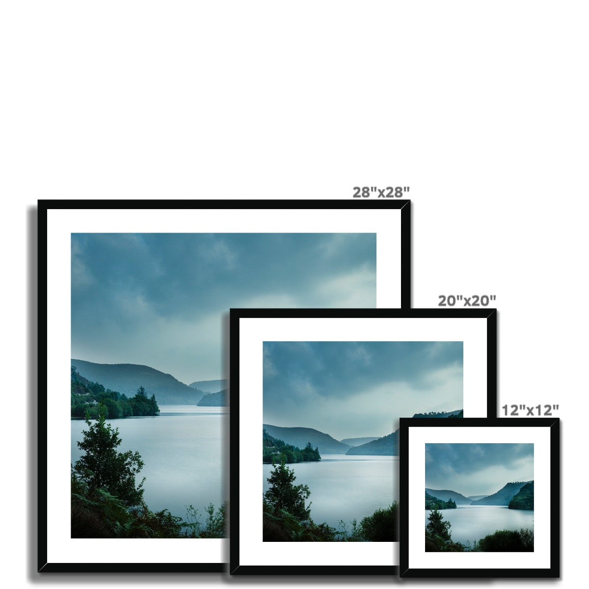 Lake View - Framed & Mounted Print