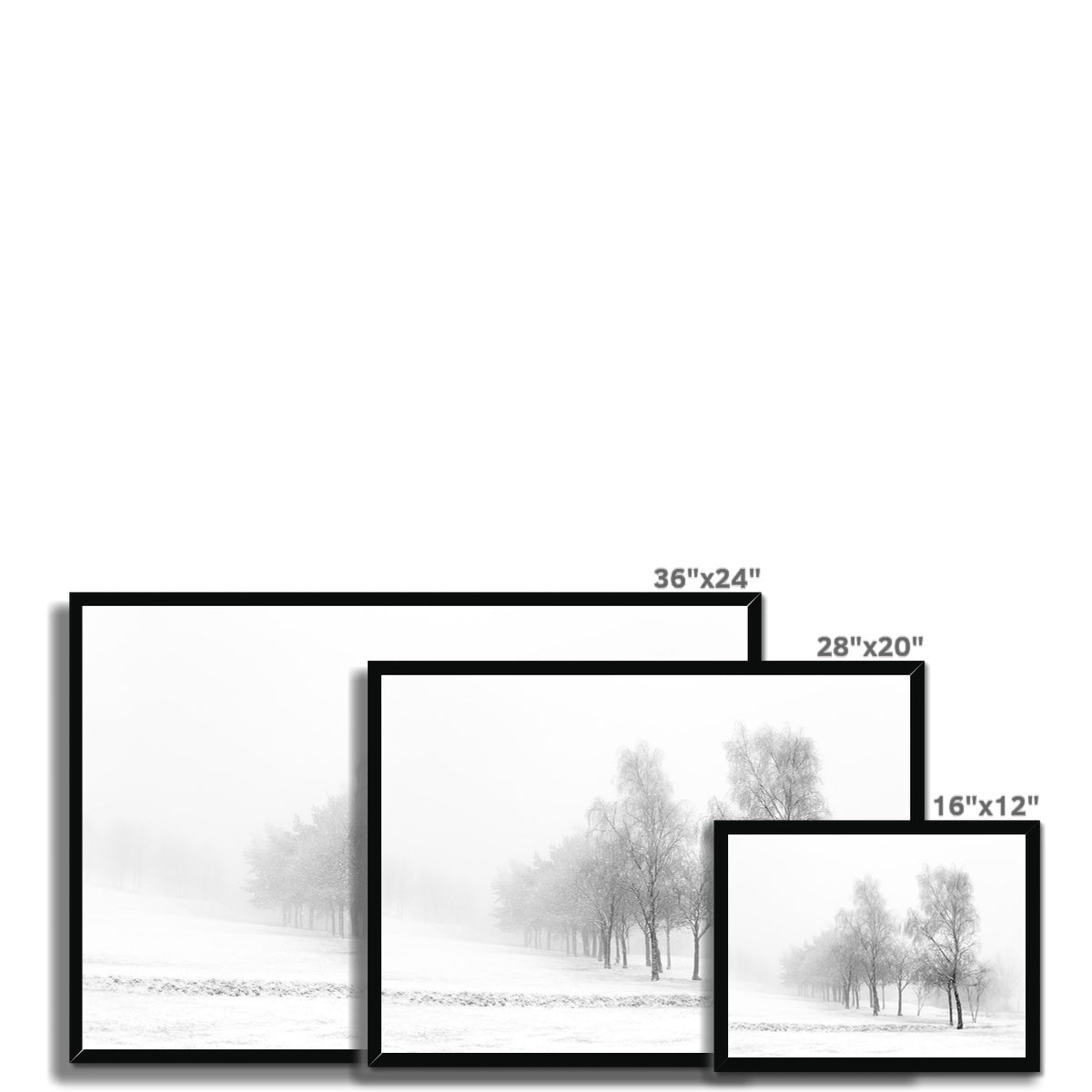 Snowfall - Framed Print