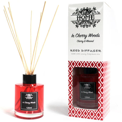 Reed diffuser fragrance oil relax meditation home luxury cherry